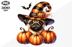 Halloween Dog Sublimation - Clipart PNG Design Product Image 1