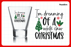 Funny Christmas Shot Glass Quote SVG | White Claw Christmas Product Image 3