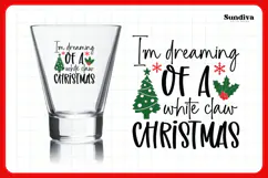 Funny Christmas Shot Glass Quote SVG | White Claw Christmas Product Image 3