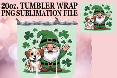 Happy Hearts 20oz tumbler wrap, St Patricks Product Image 1