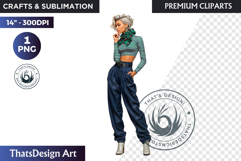Alpine Winter Sports Fashion and Cabin Clipart PNG Product Image 1