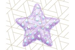 Cute Puffy Star Clipart PNG, 3D Glossy Pastel Stars Clip Art Product Image 2