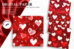 Heart Valentines Background Love Wallpaper Bokeh Backdrop_86 Product Image 1