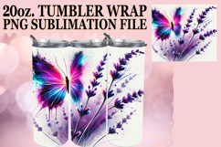 PRESENT OF HAPPINESS 20oz TUMBLER WRAP, Butterfly Product Image 1