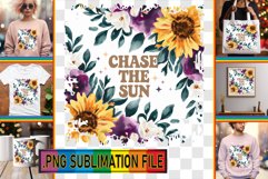 Vibrant TOTE BAG Magic PNG, Flower Quote Product Image 1