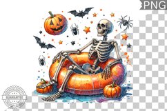 Halloween Skeleton Sublimation Bundle - High Quality PNG Product Image 11