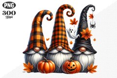 Halloween Gnomes Sublimation - Clipart PNG Design Product Image 1