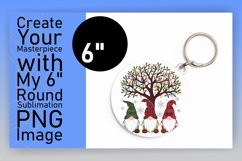 Lovely Round Design for Keychains , Gnomes Product Image 1