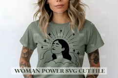 Woman Power SVG Design | Feminist SVG for Cricut&amp;Silhouette Product Image 1