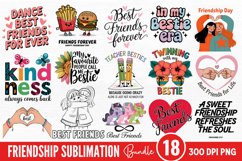 Friendship Sublimation Bundle PNG Product Image 1