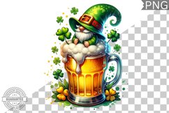St. Patrick&#039;s day Gnome - Clipart Sublimation PNG Product Image 1