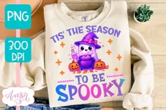 Spooky Season PNG for sublimation | Cute Halloween shirt PNG Product Image 1