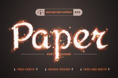 Fire Paper - Editable Text Effect, Font Style Product Image 3