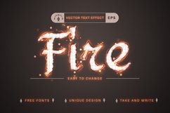 Fire Paper - Editable Text Effect, Font Style Product Image 5