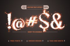 Fire Paper - Editable Text Effect, Font Style Product Image 2