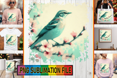 Dazzling TSHIRT Art Ideas PNG, Birds Product Image 1