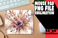 JOYFUL desk PAD Sublimation PNG, Autumn Flower Product Image 1