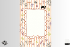Whimsy Halloween Frames Clipart Product Image 1