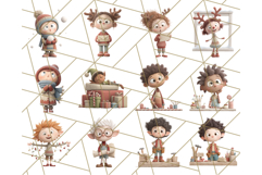 Santa Claus Clipart, North Pole Holiday PNG Graphics Product Image 2