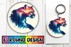 Joyful Ornaments Circle PNG, Animals Art Product Image 1