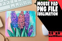 Bright Flower Design Mouse Pad PNG Product Image 1