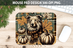 Dog Mouse pad Sublimation - Thanksgiving PNG Design Product Image 1