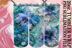 Springtime Symphony Sublimation Tumbler Wrap Design 20oz Product Image 1