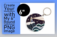 Gorgeous Round Design Sublimation PNG , Holiday Product Image 1