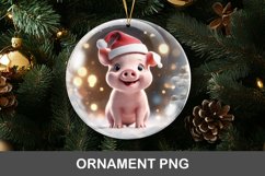 3D christmas ornament - pig Product Image 1