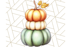 Fall Dinosaur PNG Clipart with Autumn Elements, Cute Dino Product Image 2