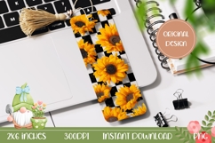 Sunflowers Bookmark PNG, Floral Bookmark Template Product Image 1