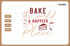 Funny Baking Saying SVG For Baker | A Happier Place Product Image 3