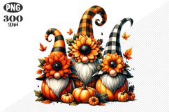 Halloween Gnomes Sublimation - Clipart PNG Design Product Image 1