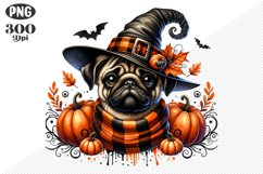 Halloween Dog Sublimation - Clipart PNG Design Product Image 1