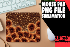 BLISSFUL desk pad Artistic PNG, Leopard Print Product Image 1