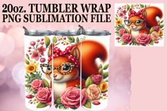 SERENE NIGHTS 20oz TUMBLER WRAP, Cute Animals Product Image 1