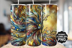 Stained On Stained Glass Tumbler Warp - Tumbler Design Product Image 1