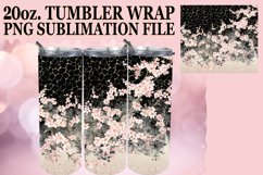 Glitter Leopard &amp; Flower Tumbler Wrap - Charmful Sparkle Product Image 1