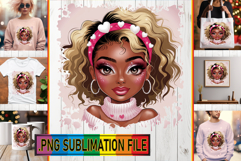 Timeless Tote Bag Designs PNG, Afro Girl Product Image 1