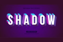 Overlap editable text effect style vector Product Image 3