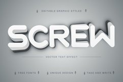 Twirl Twice - Editable Text Effect, Font Style Product Image 2