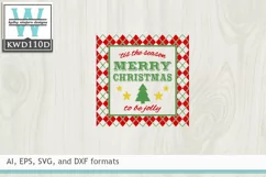 Christmas SVG - Tis The Season To Be Jolly Product Image 2