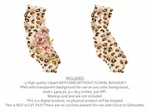 California png files for sublimation. Leopard clipart Product Image 5