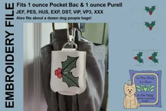 ITH Holly Hand Sanitizer Holder - Key Fob Product Image 2