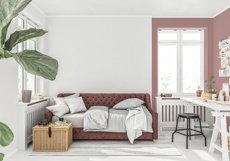 Wall mockup - Wallpaper mockup - Scandinavian room scene Product Image 5