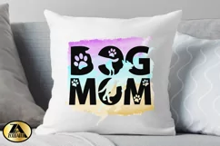 DOG MOM Sublimation Dog PNG Mothers Day Watercolor PNG Product Image 4