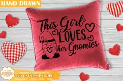Valentine Gnomes SVG | Love Gnome SVG | Gnomies SVG Files Product Image 2