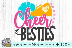 Cheer Besties SVG DXF PNG EPS Cutting Files Product Image 2
