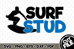 Surf Stud - SVG Cut File n019 Product Image 1