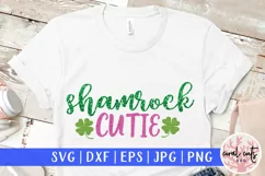 Shamrock cutie - St. Patrick's Day SVG EPS DXF PNG Product Image 1
